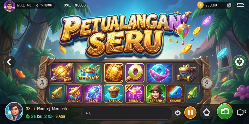 Tampilan permainan Slot yang menarik dan penuh warna di 33L.