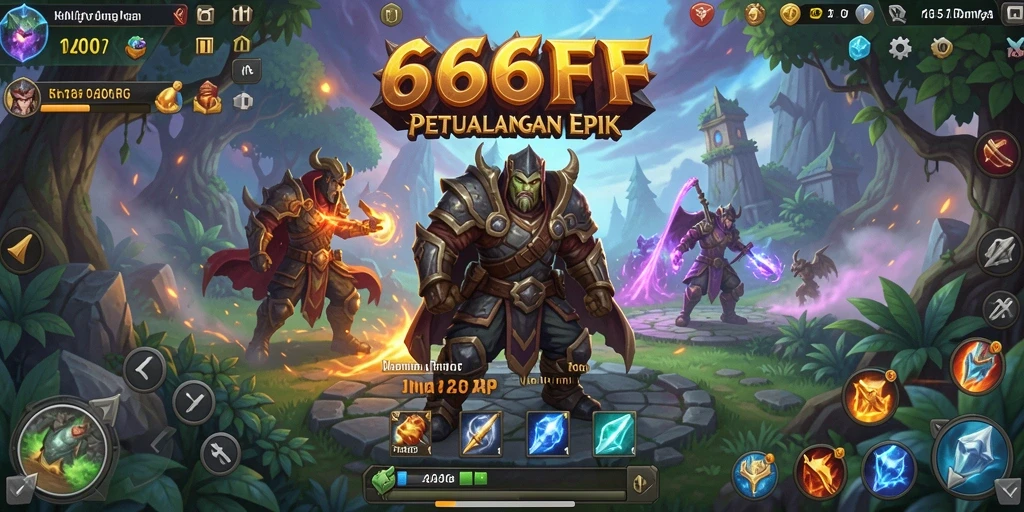 Tampilan gameplay seru dan menegangkan di 666FF.