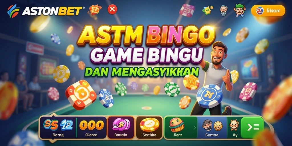 Tampilan gameplay Bingo yang menarik dan seru di ASTONBET.