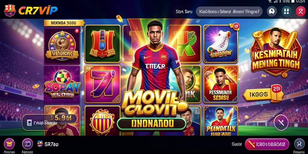 Tampilan menarik dari gameplay <strong>CR7VIP</strong> yang penuh warna dan dinamis.