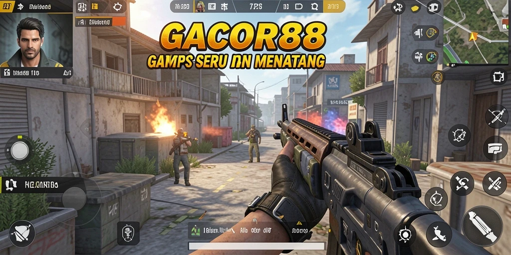 Screenshot utama GACOR88 menampilkan aksi gameplay yang mendebarkan.