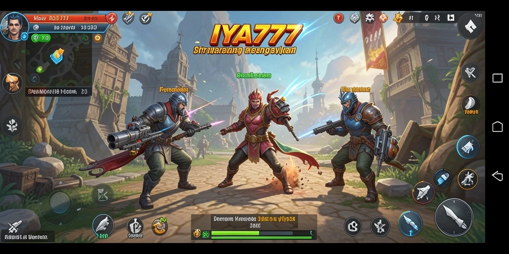 Tampilan gameplay <strong>IYA777</strong> yang menegangkan dan penuh strategi.