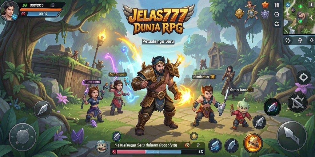 Tampilan screenshot dari gameplay JELAS777 yang mendebarkan.