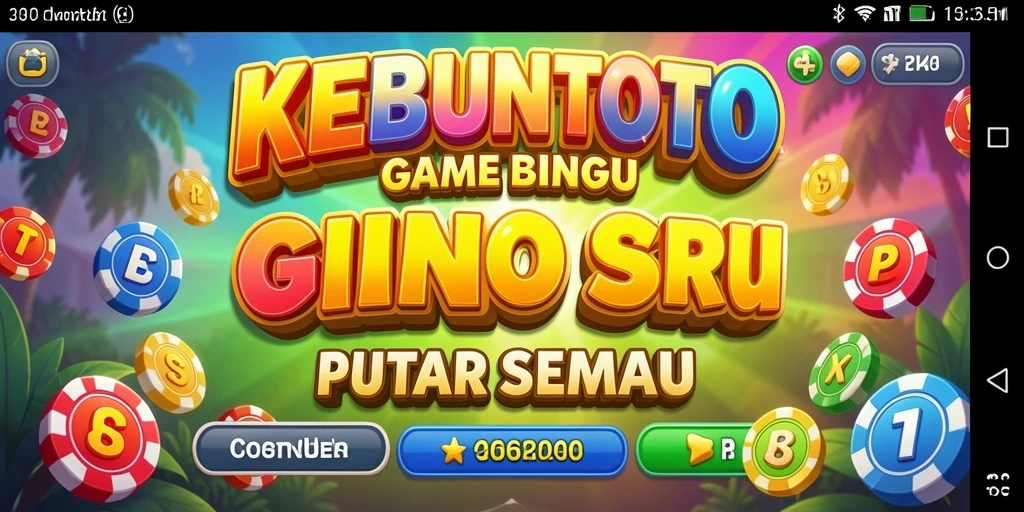 Tampilan gameplay KEBUNTOTO yang menyenangkan dengan suasana Bingo yang menyegarkan.