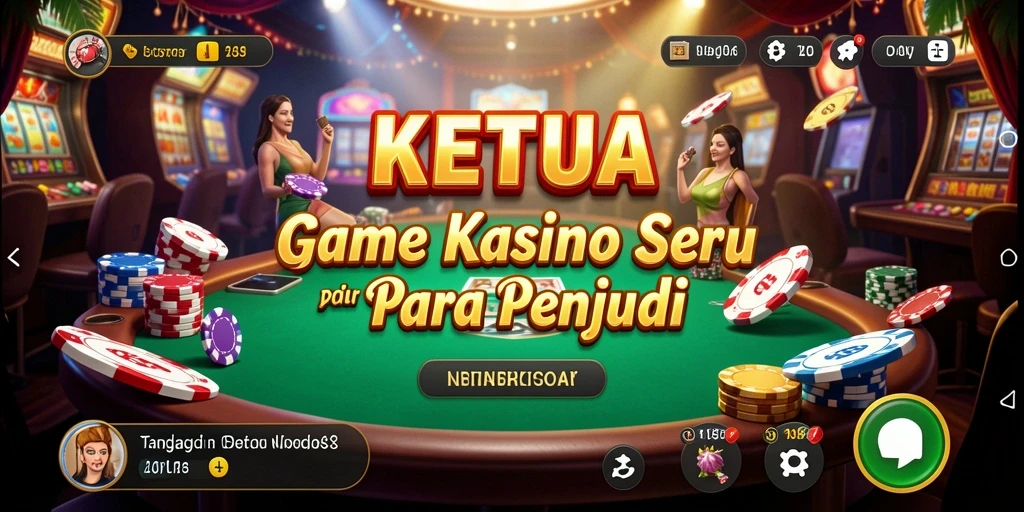Screenshot utama KETUA menunjukkan gameplay seru dan menarik.