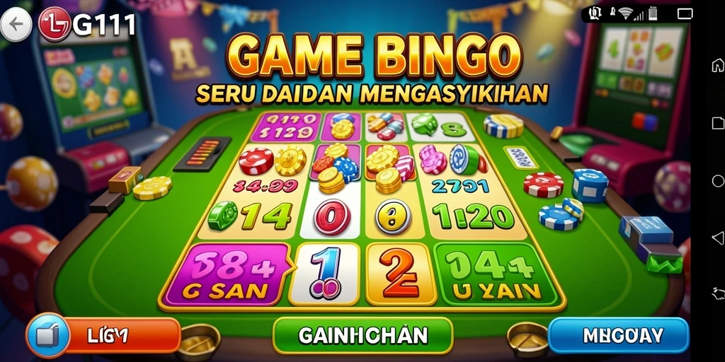Tampilan menarik dari permainan Bingo di LG111 dengan gameplay yang menyenangkan.