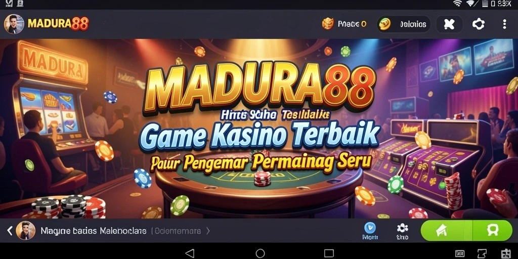 Screenshot gameplay MADURA88 menampilkan keseruan permainan Kasino.