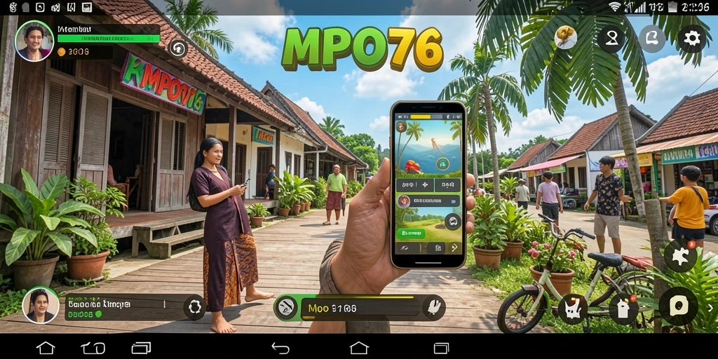 Tampilan gameplay <strong>MPO76</strong> yang penuh warna dan menantang.