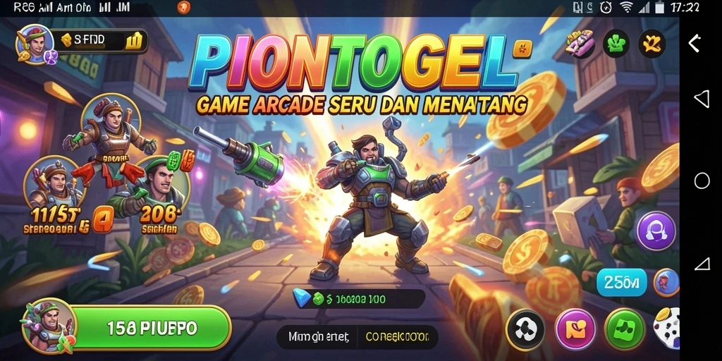 Screenshot bermain PIONTOGEL menunjukkan keseruan gameplay yang menantang.