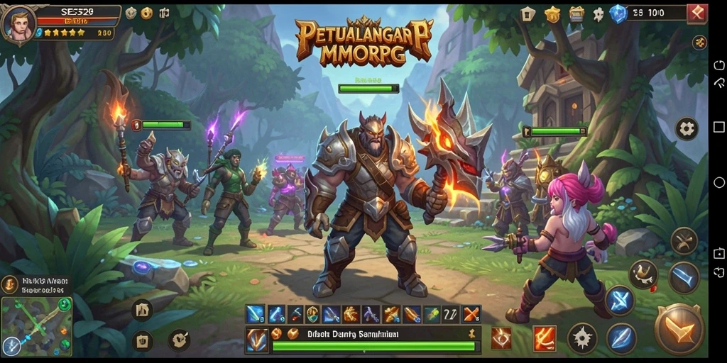 Tampilan gameplay menarik dari SE328 dalam dunia MMORPG.