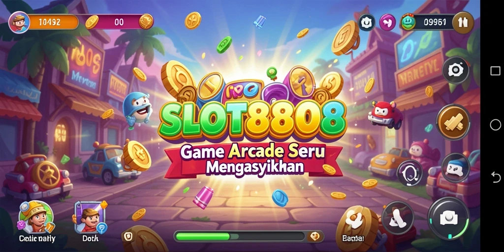 Tampilan gameplay SLOT8808 yang seru dan menegangkan.