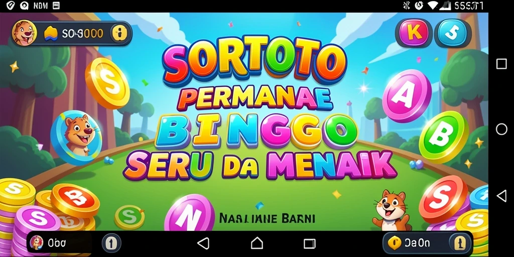 Tampilan gameplay Bingo di SORTOTO yang seru dan menarik.