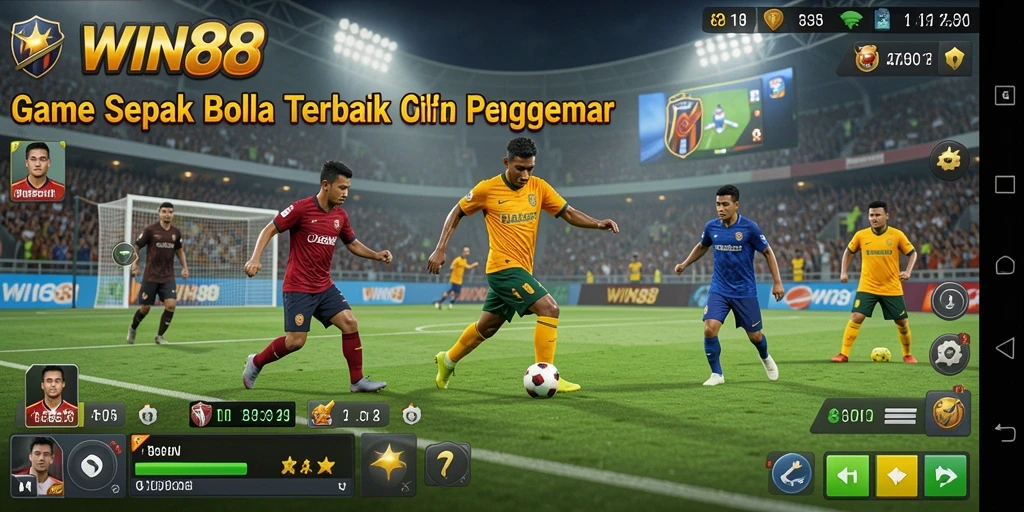 Tampilan gameplay <strong>WIN88</strong> yang seru dan mendebarkan di lapangan.